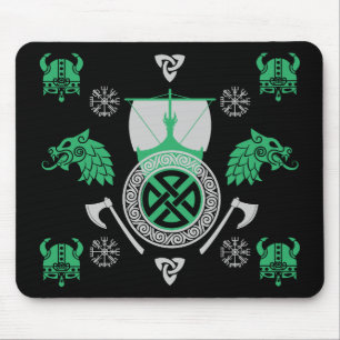 Mousepad Escandinávia Viking Norsêmen Home Decor