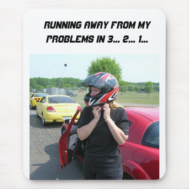 MOUSEPAD ESCAPANDO DOS MEUS PROBLEMAS EM 3... 2... 1.. (Frente)