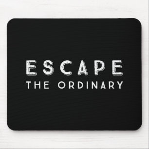 Mousepad Escapar A Cotação Inspiracional Comum