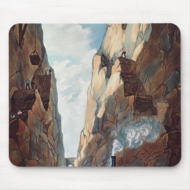 Mousepad Escavação da montagem verde-oliva, milhas de (Frente)