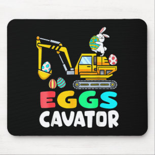 Mousepad Escavadeira de ovos Coelho de Páscoa Escavadeira M