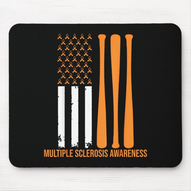 Mousepad Esclerose Múltipla Conscientização Esportes Beiseb (Frente)