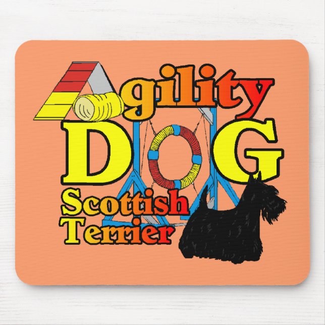 Mousepad Escocesa_Terrier_Agilidade (Frente)