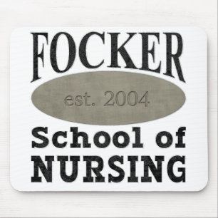 Mousepad Escola de enfermagem de Focker engraçada