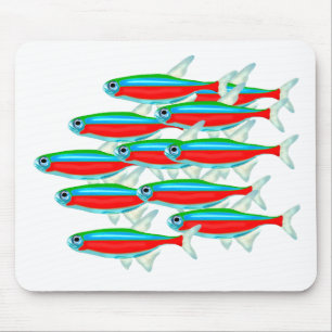Mousepad Escola de Tetras de néon