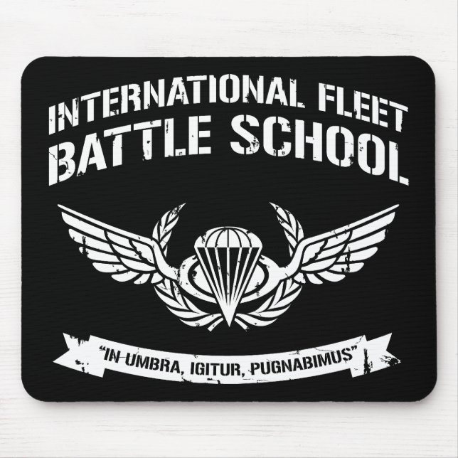Mousepad Escola internacional Ender da batalha da frota (Frente)