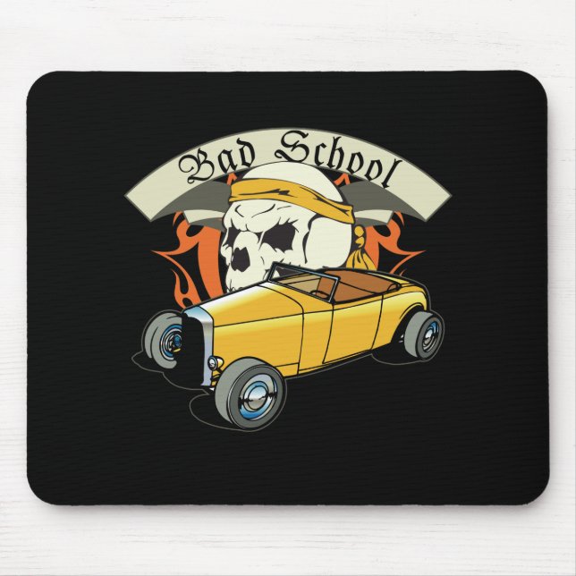Mousepad Escola má Hotrod (Frente)