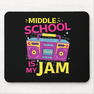 Mousepad Escola Média é meu Emperramento Retro 1rua dos ano