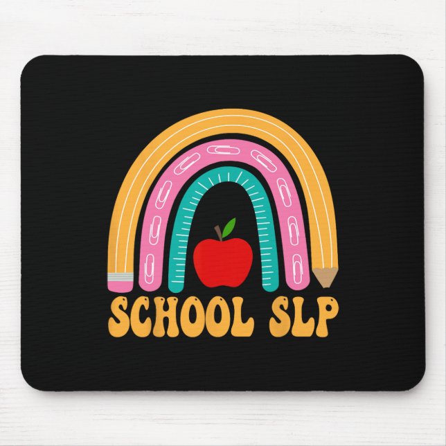 Mousepad Escola Slp Lápis Arco-Íris Mulheres Byck Para Apli (Frente)