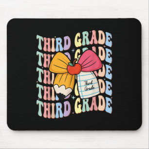 Mousepad Escolar Terceira Série Lápis Coquete Laço De Volta