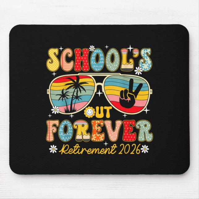 Mousepad Escolas Afora Aposentadoria 2026 Aposentado (Frente)