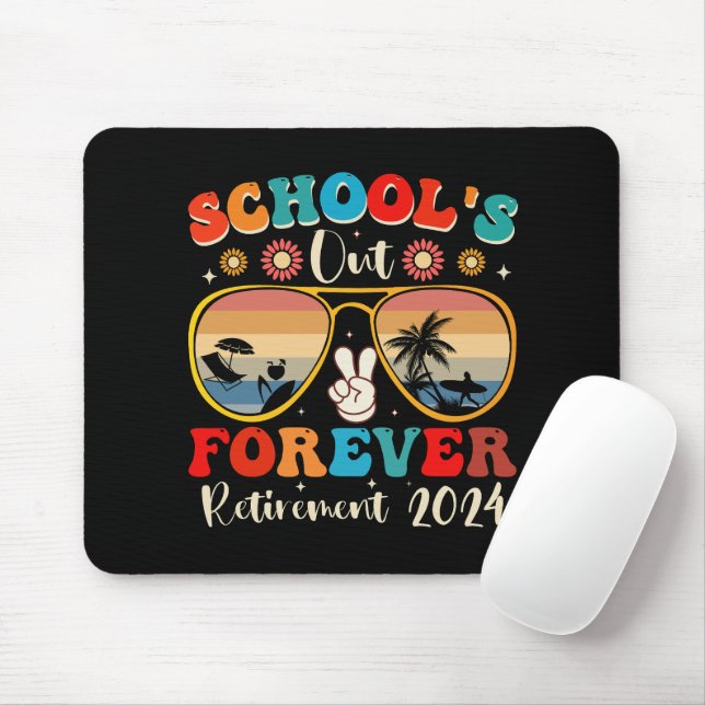 Mousepad Escolas Aulas Terminam para Sempre Professor Apose (Com mouse)
