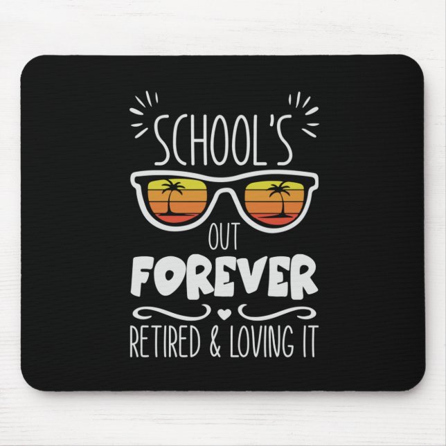 Mousepad Escolas Fora Sempre Aposentadas Adorando Crianças  (Frente)