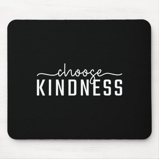 Mousepad Escolha a Carta de Bondade Impressa Mulheres Homen (Frente)