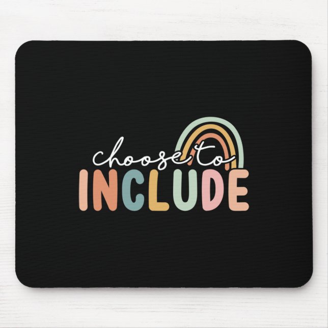 Mousepad Escolha Incluir Autismo De Professores Especiais D (Frente)