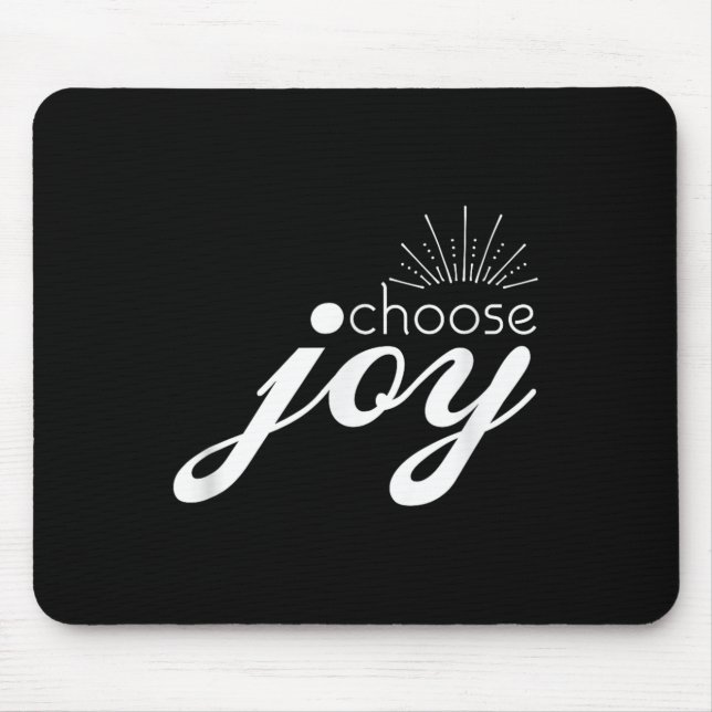 Mousepad Escolha Joy Motivational E Inspirational (Frente)