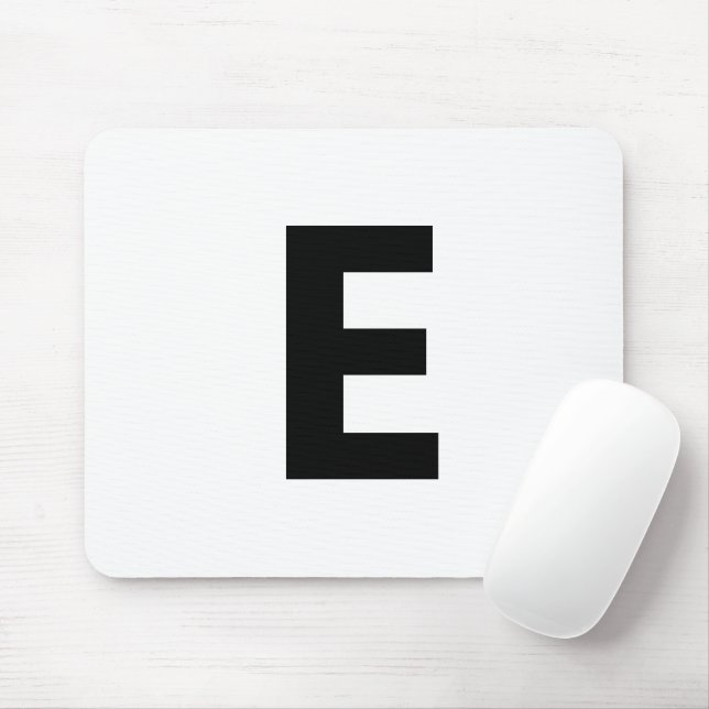 Mousepad Escolha Qualquer Letra | Fonte: Open Sans Condense (Com mouse)