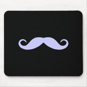 Mousepad Escolha um bigode da cor no preto