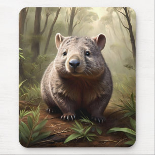 Mousepad "Escondido no Bush: Um Morcego Aussie na Selvagem"