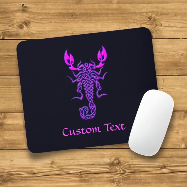 Mousepad Escorpião do Nó Celta Roxo (Criador carregado)