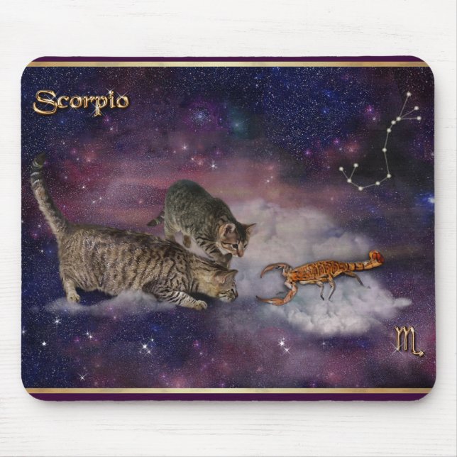 Mousepad Escorpião para Gatos (Frente)