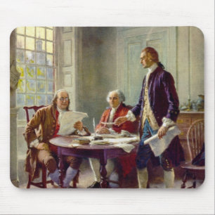 Mousepad Escrevendo da declaração de independência