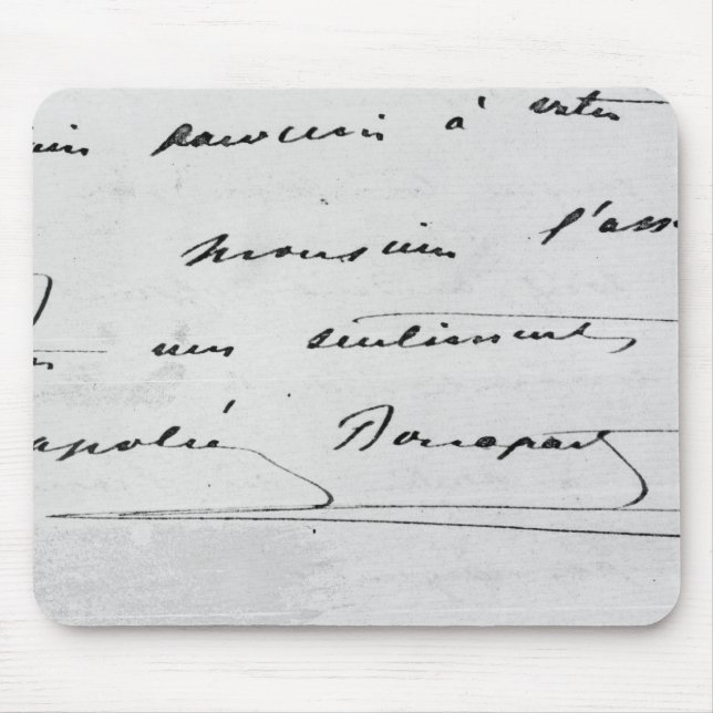 Mousepad Escrita e assinatura (Frente)