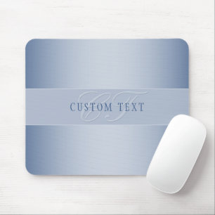 Mousepad Escrita em Script de Monograma Editável Elegante
