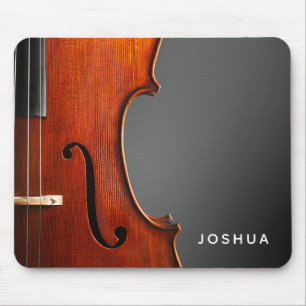 Mousepad Escritório da Escola de Música Violina Simples Mod