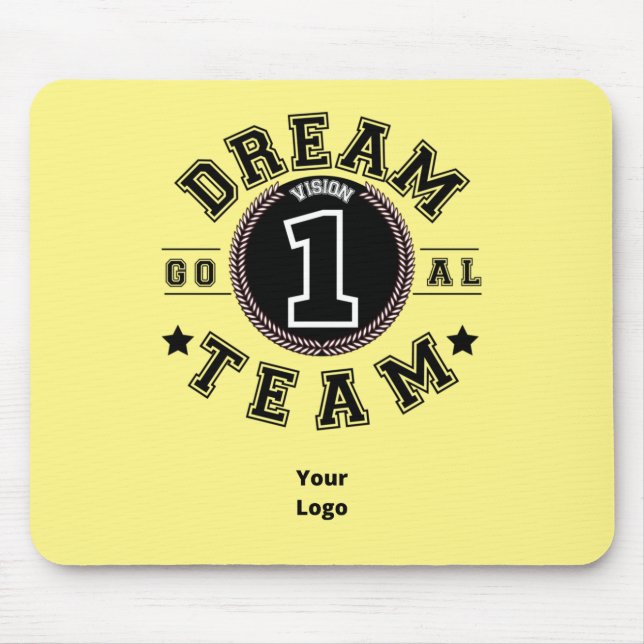 Mousepad Escritório de Motivação do Trabalho em equipe de L (Frente)