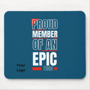 Mousepad Escritório de Motivação do Trabalho em equipe de L