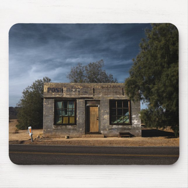 Mousepad Escritório de Posto abandonado em Kelso California (Frente)