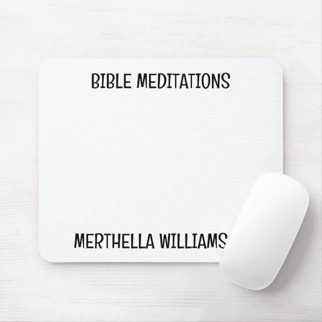 Mousepad Escritura personalizada da BÍBLIA cristã VERSES (Com mouse)