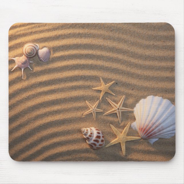 Mousepad Escudos e estrela do mar do mar (Frente)