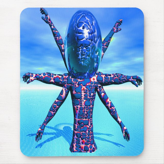 Mousepad Escultura Alien (Frente)