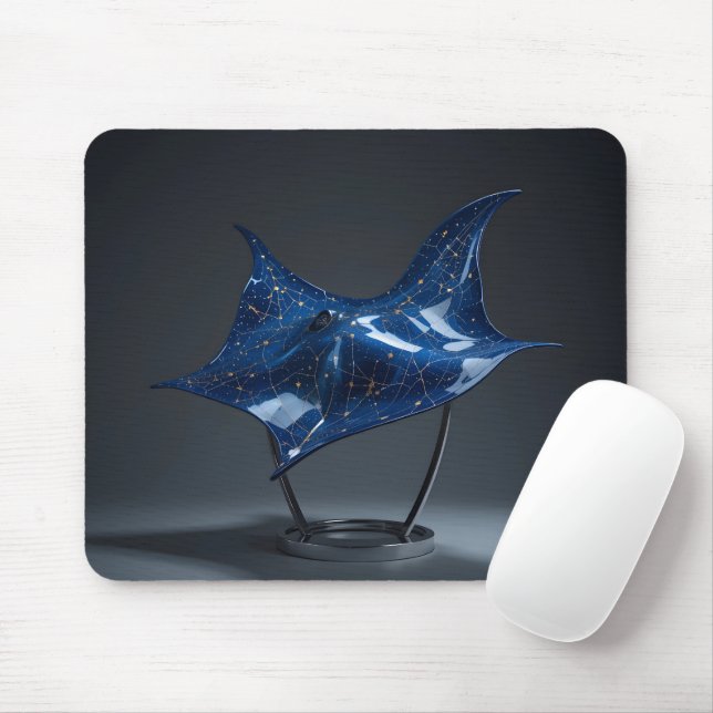 Mousepad Escultura Celestial Manta (Com mouse)