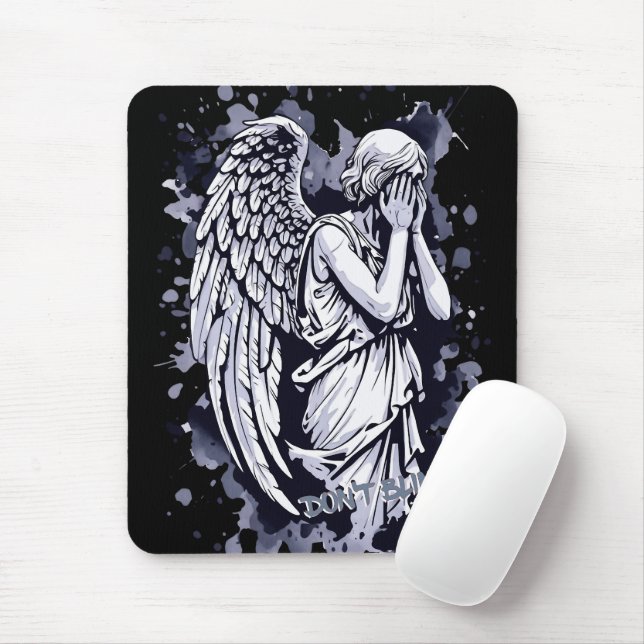 Mousepad Escultura de um Anjo Vestígio - com Placas 1 (Com mouse)