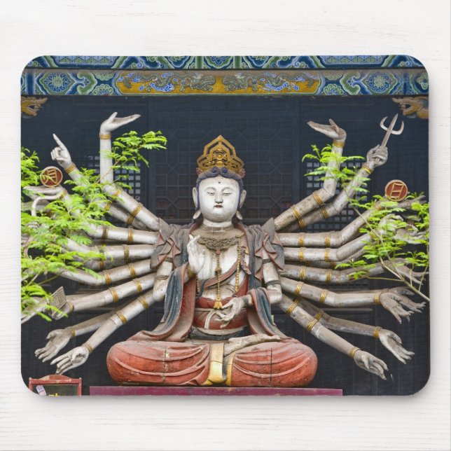Mousepad Esculturas pintadas antigas em Shuanglin (Frente)