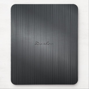 Mousepad Escuro - tapete do rato escovado cinzas do olhar