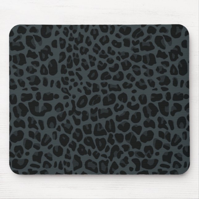 Mousepad escuro - teste padrão cinzento do impressão do (Frente)