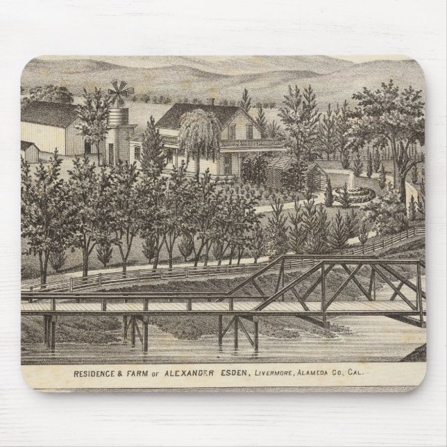 Mousepad Esden, residências Clary (Frente)