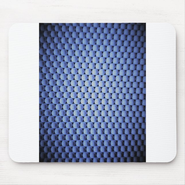 Mousepad Esferas azuis árticas (Frente)