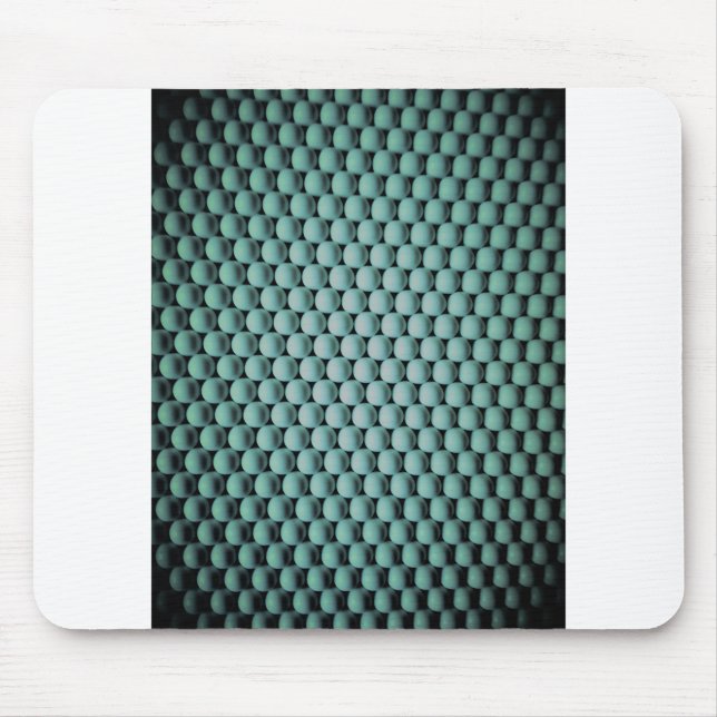 Mousepad Esferas verdes neo (Frente)
