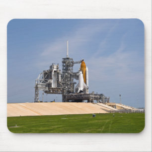Mousepad Esforço do vaivém espacial na plataforma de