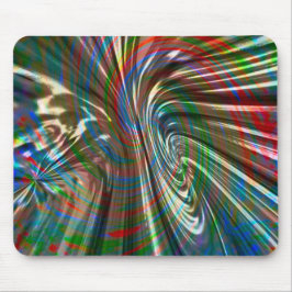 Mousepad Esfregaço de tecido de cor castanho-escura curvado