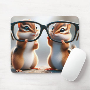 Mousepad Esfregões com Óculos Pretos