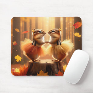 Mousepad Esfregões com Tutus no outono