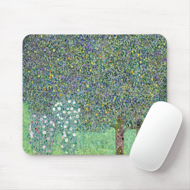 Mousepad Esfregões Sob As Árvores, Gustav Klimt (Com mouse)