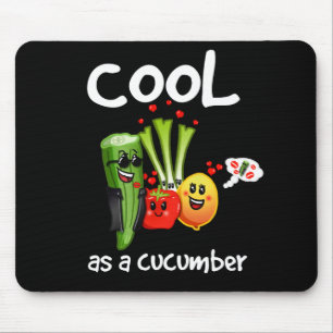Mousepad Esfrie como um tapete do rato do pepino