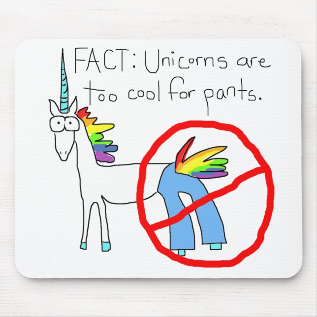 Mousepad Esfrie demasiado para calças (Frente)